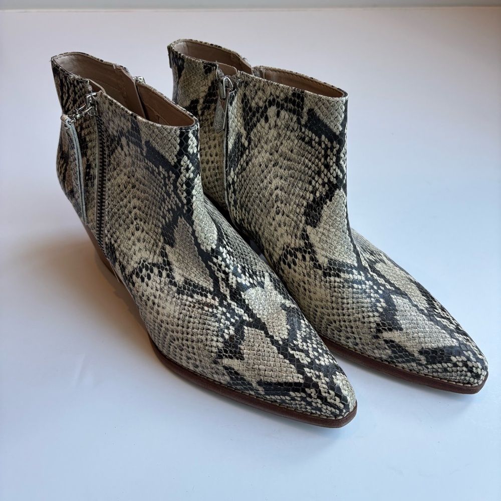 Sam Edelman Walden Ankle Bootie in Beach Multi Snake Print Leather